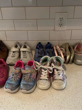 Girls Toddler Size 11 Shoes Lot